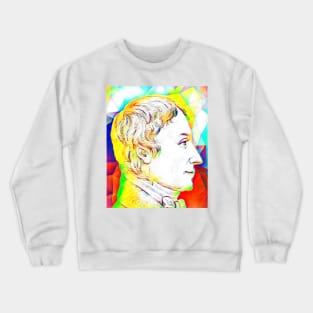 Anders Gustaf Ekeberg Colourful Portrait | Anders Gustaf Ekeberg Artwork 11 Crewneck Sweatshirt